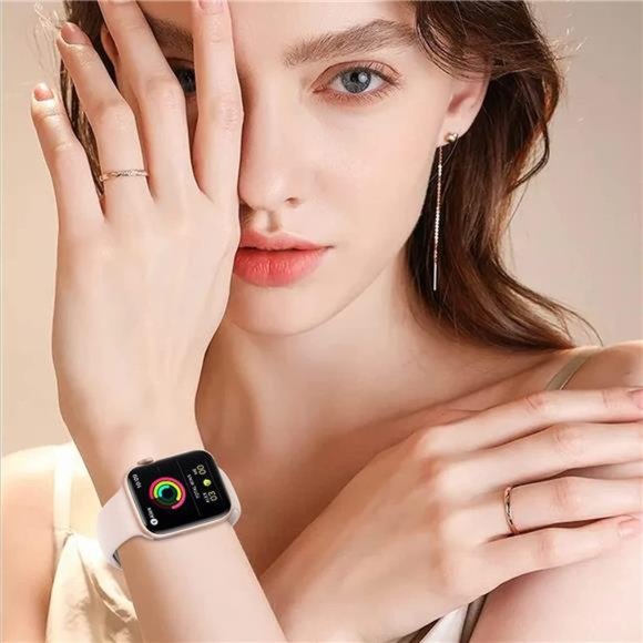 15 Pack Soft Silicone Bands Compatible with Apple Watch Band 40mm 41mm 38mm 45mm - Picture 3 of 6